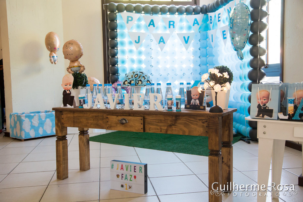 1ª aninho do Javier Schwuchow Romero

Com tema da festa do Poderoso Chefinho , mãe @Miriam Chow, pai  @Fabricio Romero - GuilhermeRS - Aniversário