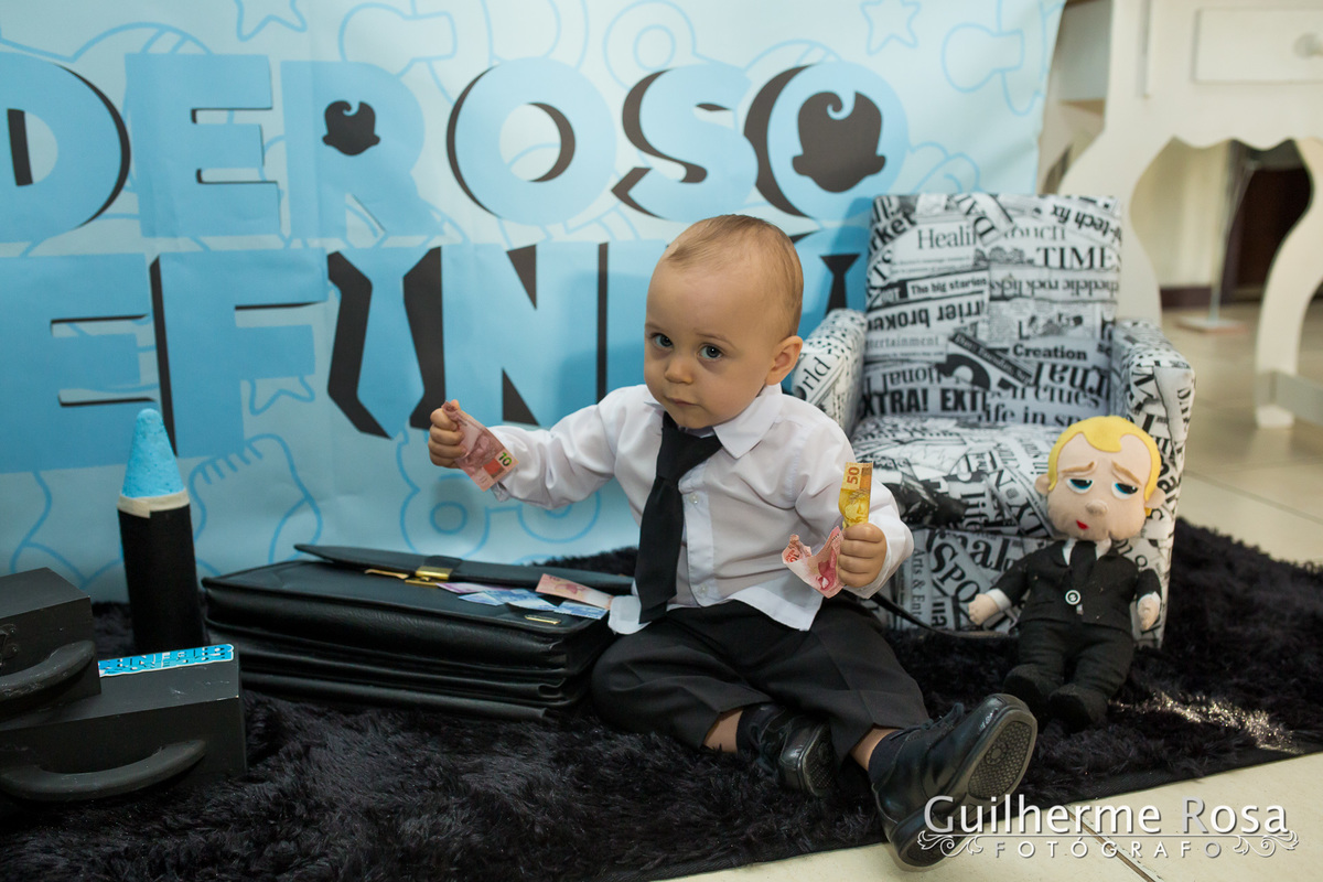 1ª aninho do Javier Schwuchow Romero

Com tema da festa do Poderoso Chefinho , mãe @Miriam Chow, pai  @Fabricio Romero - GuilhermeRS - Aniversário