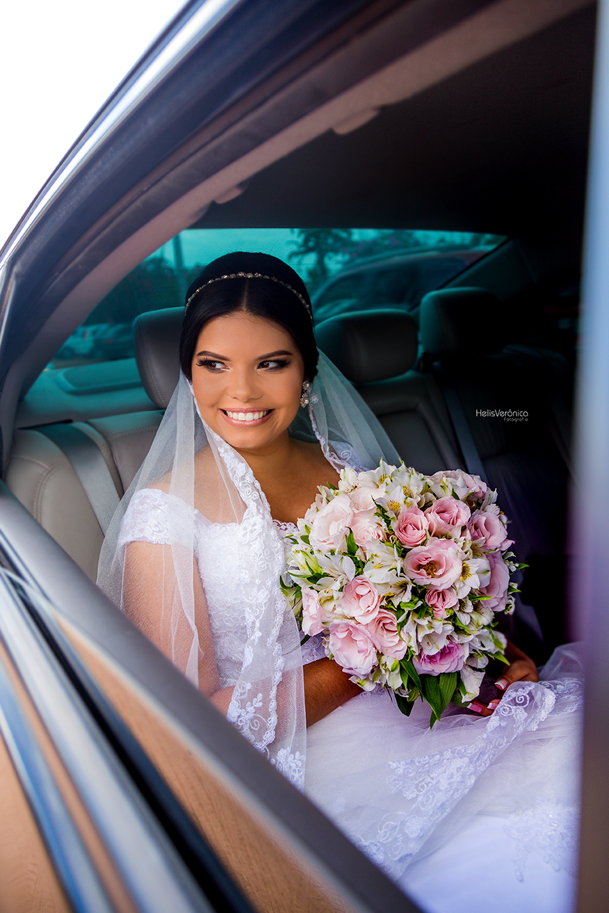 noiva nova carro