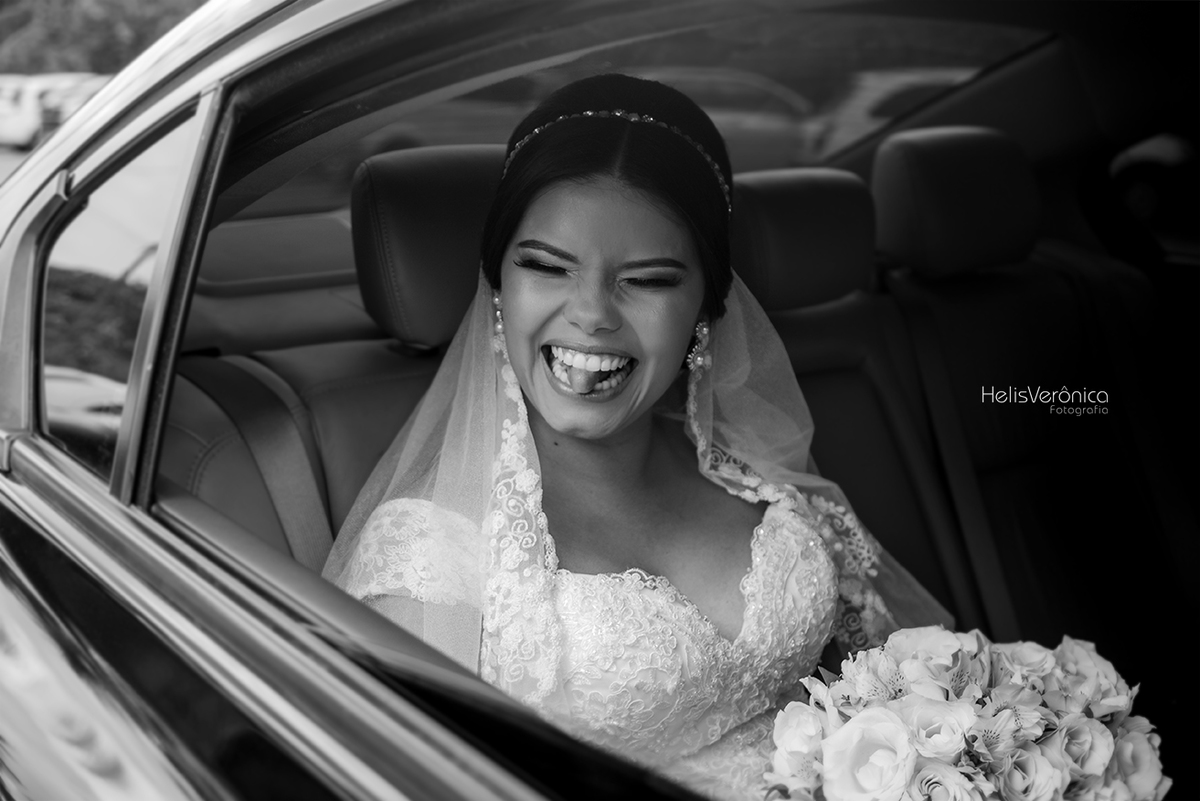 noiva nova carro