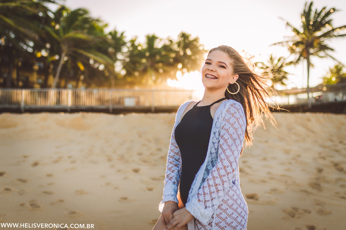 ensaio 15 anos na praia