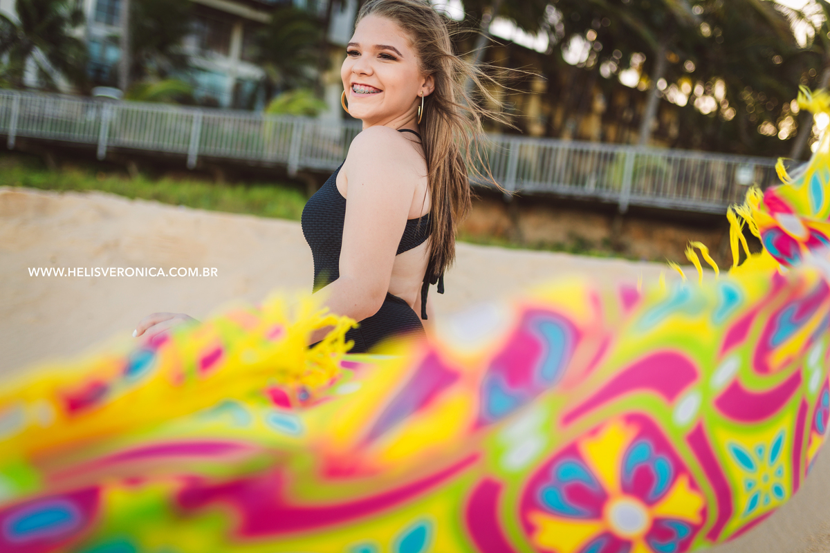 ensaio 15 anos na praia