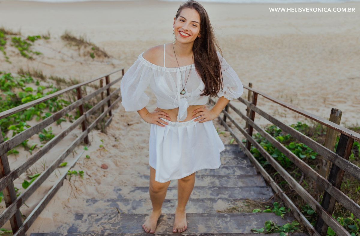 ensaio 15 anos na praia  natal rn