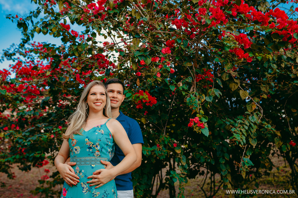 ensaio casal no campo