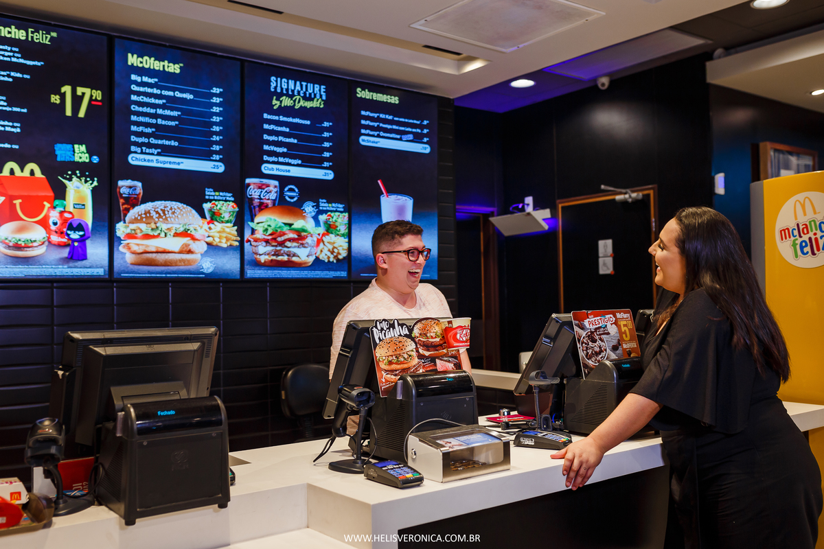 pedido de casamento no mc donalds