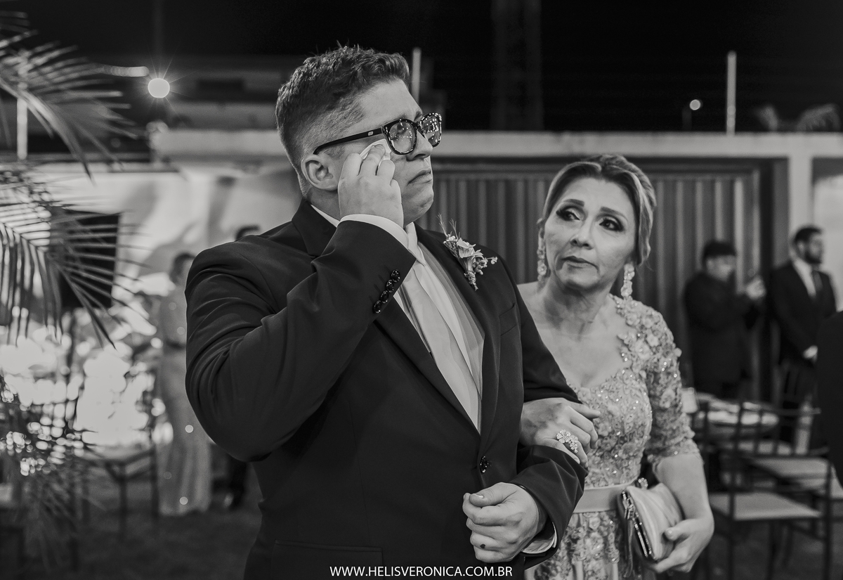 emoção no casamento