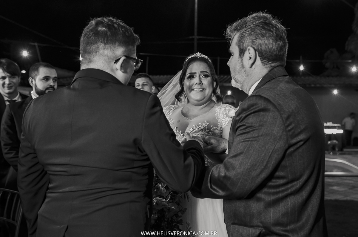 emoção no casamento