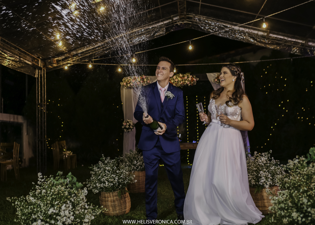 espumante no casamento