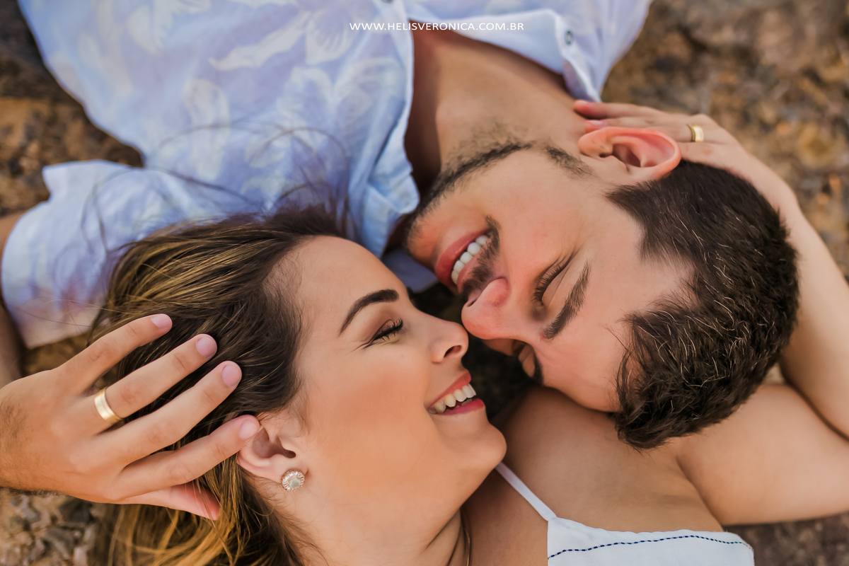ensaio de casal na praia