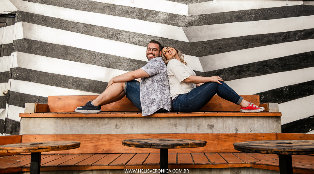 ensaio de casal urbano