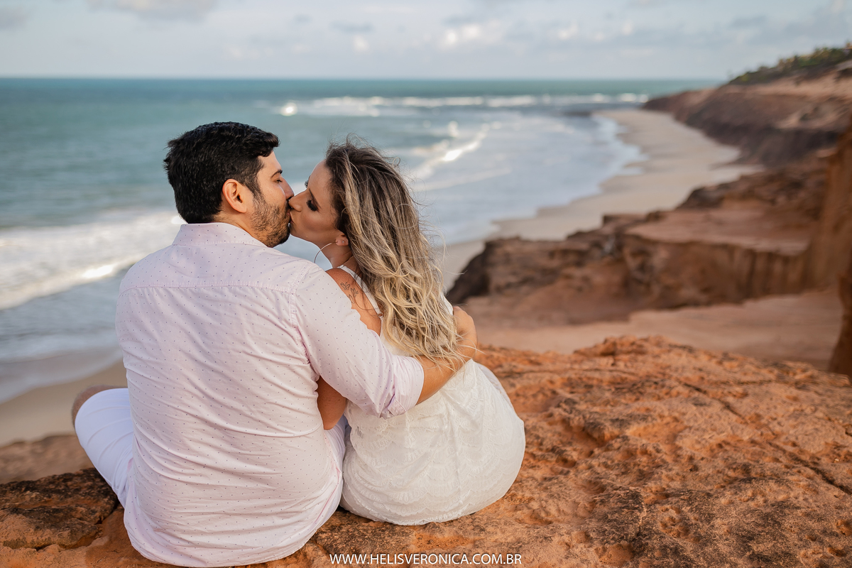 ensaio de casal na praia