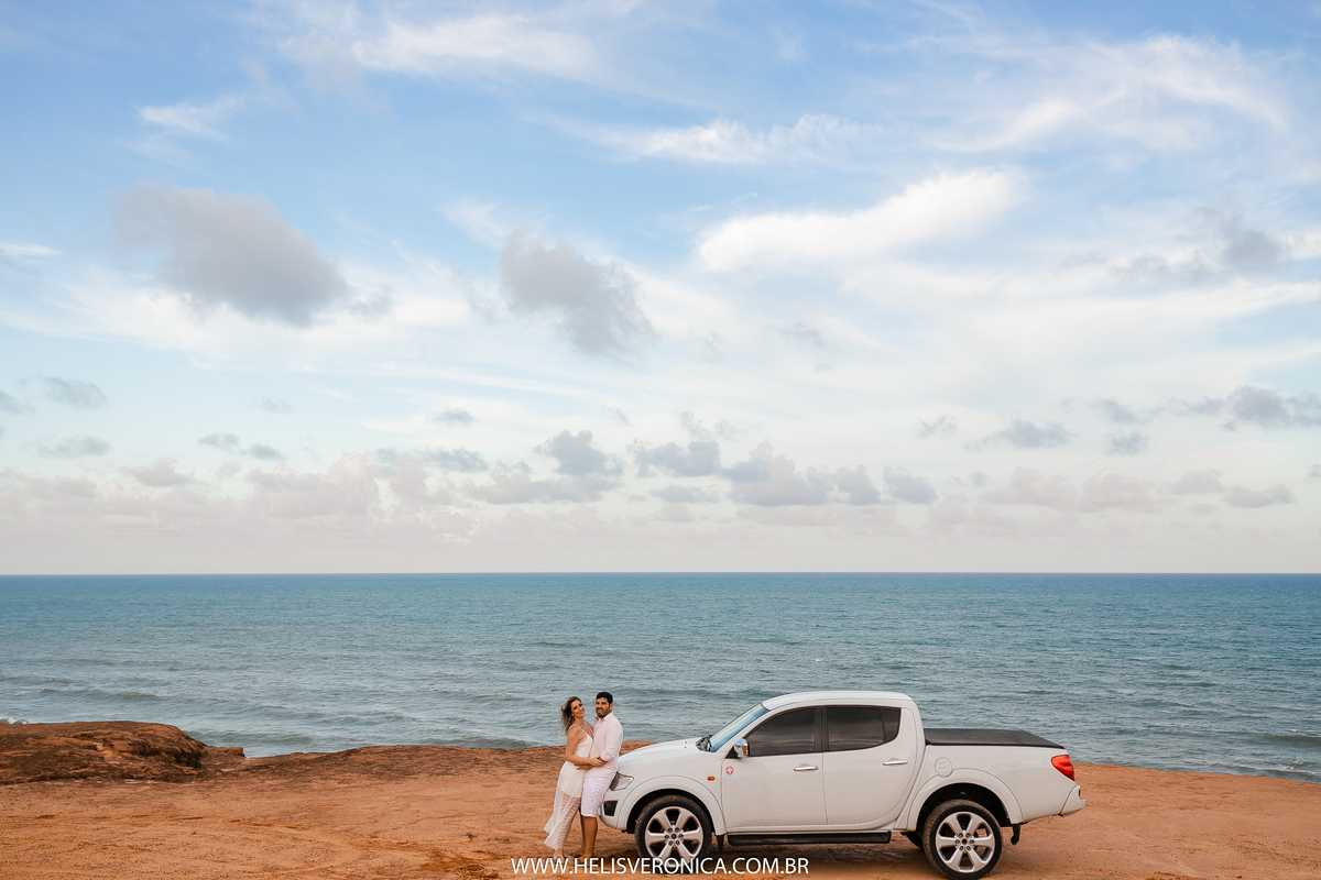 ensaio de casal na praia