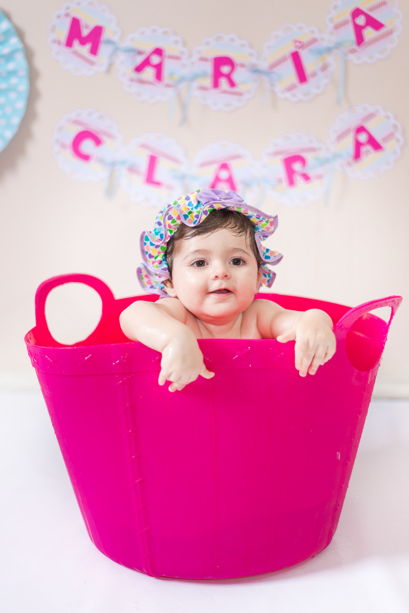 maria clara e o bolo no ensaio smash the cake