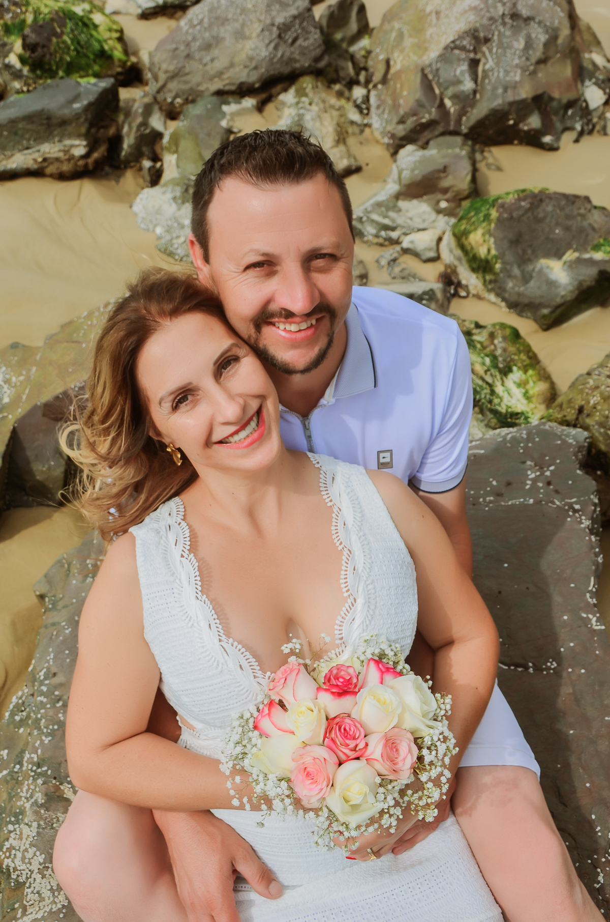 Ensaio casal+praia de Torres+Tina Fon Fotografia+bodas de prata