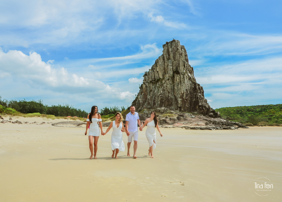 Ensaio família+praia de Torres+Tina Fon Fotografia+bodas de prata