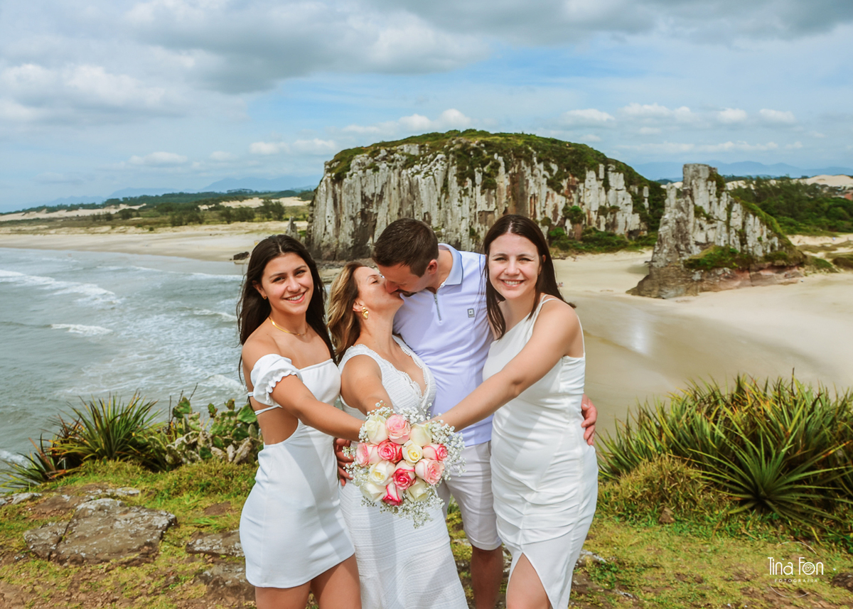 Ensaio família+praia de Torres+Tina Fon Fotografia+bodas de prata
