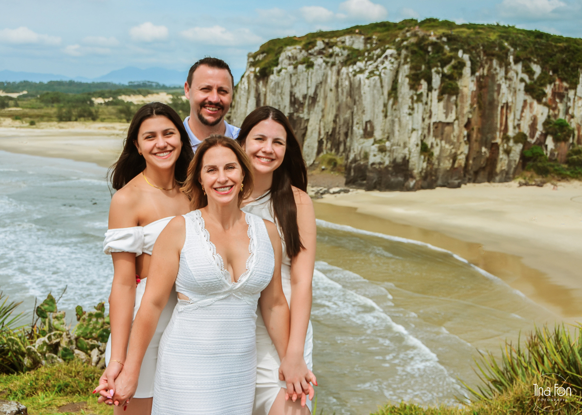 Ensaio família+praia de Torres+Tina Fon Fotografia+bodas de prata