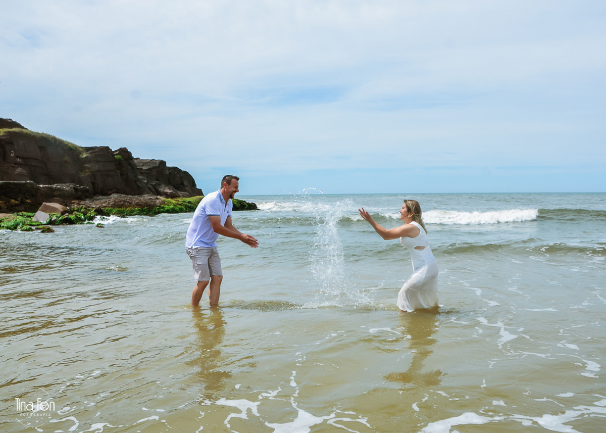 Ensaio casal+praia de Torres+Tina Fon Fotografia+bodas de prata