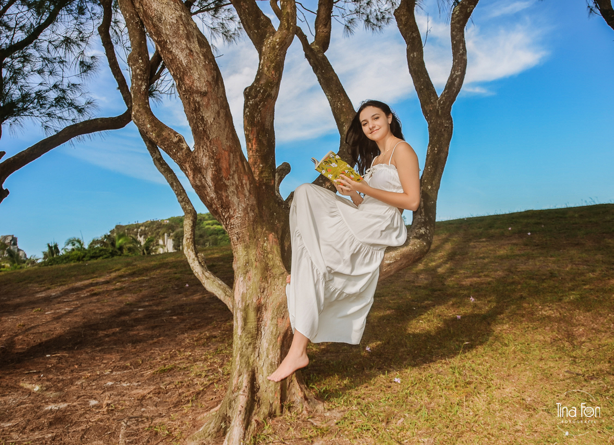 Tina Fon fotografia +ensaio na praia de Torres+15 anos