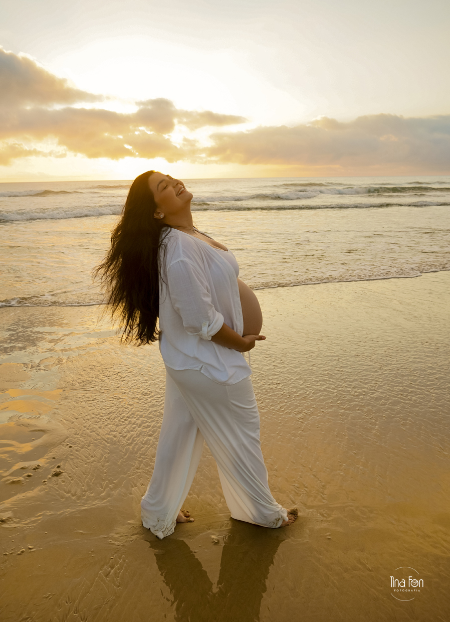 Tina fon fotografia, ensaio gestante+torres+nascer do sol+molhes