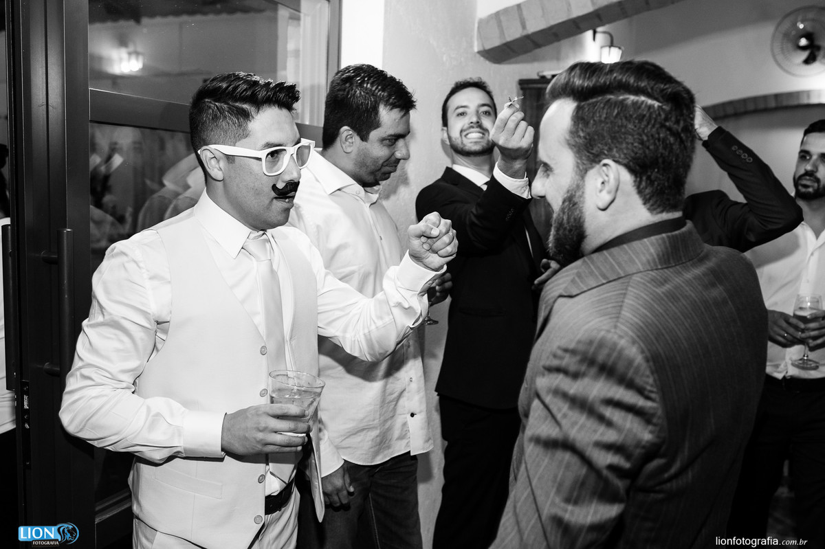 padrinhos na festa de casamento