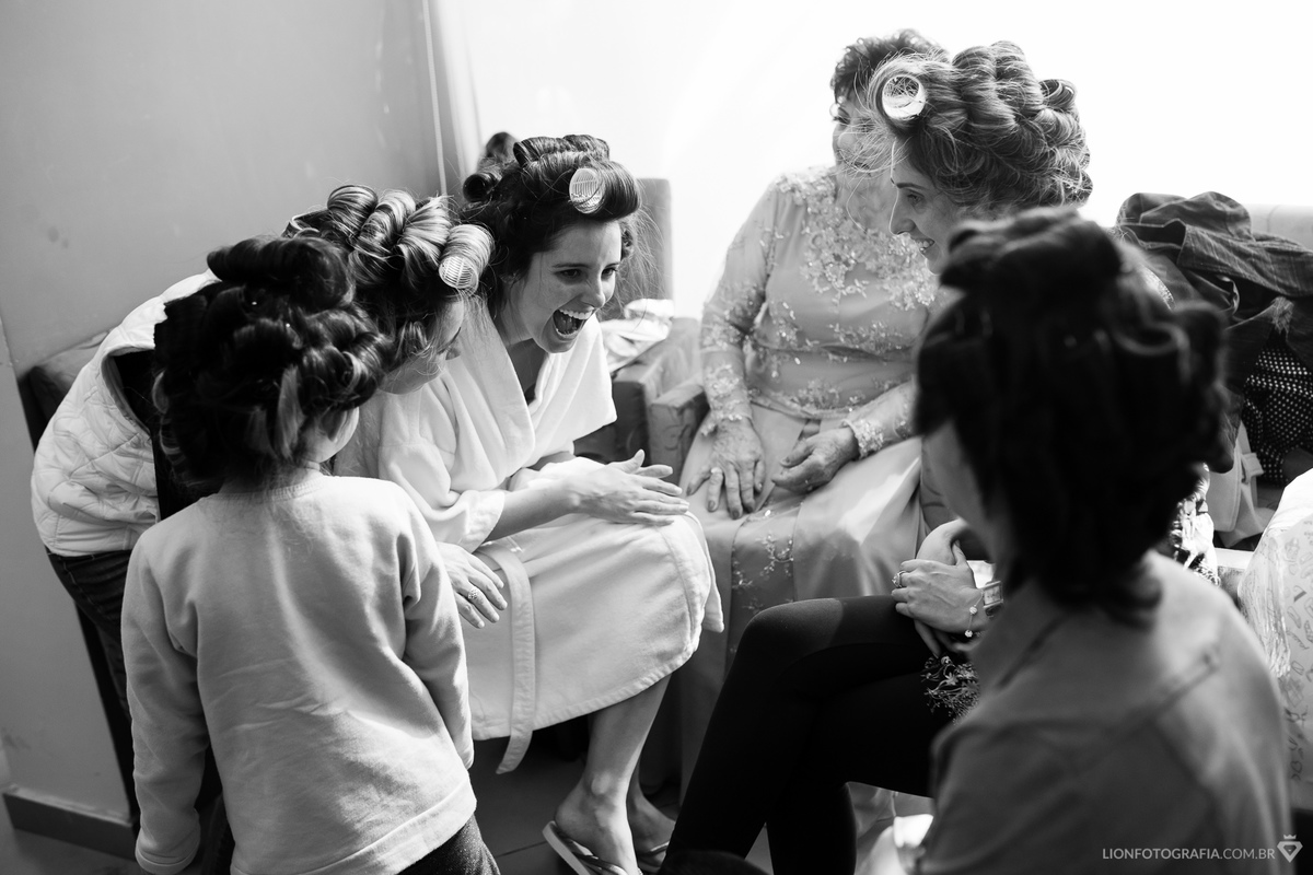 making-of da noiva e madinhas no salão Shampoo São Roque