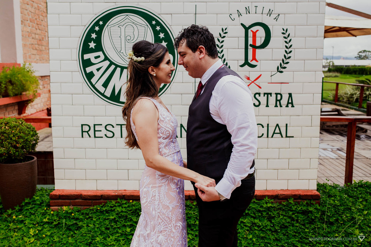 Casamento São Paulo  Palestra Italia casal Palmeiras Palmeirense 