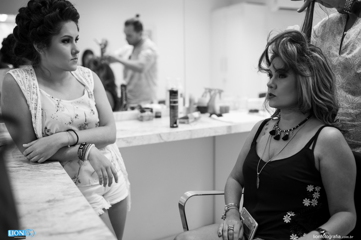 making-of debutante mãe e filha