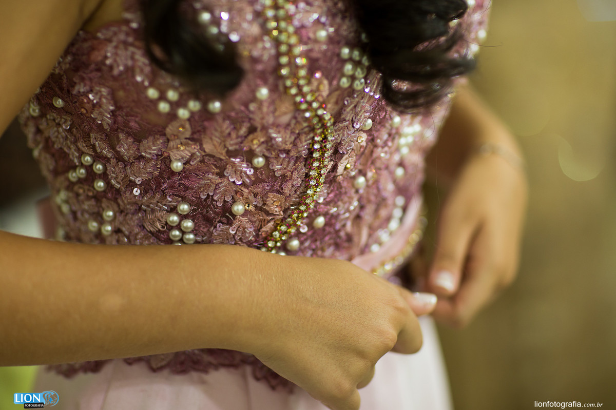 vestido de debutante