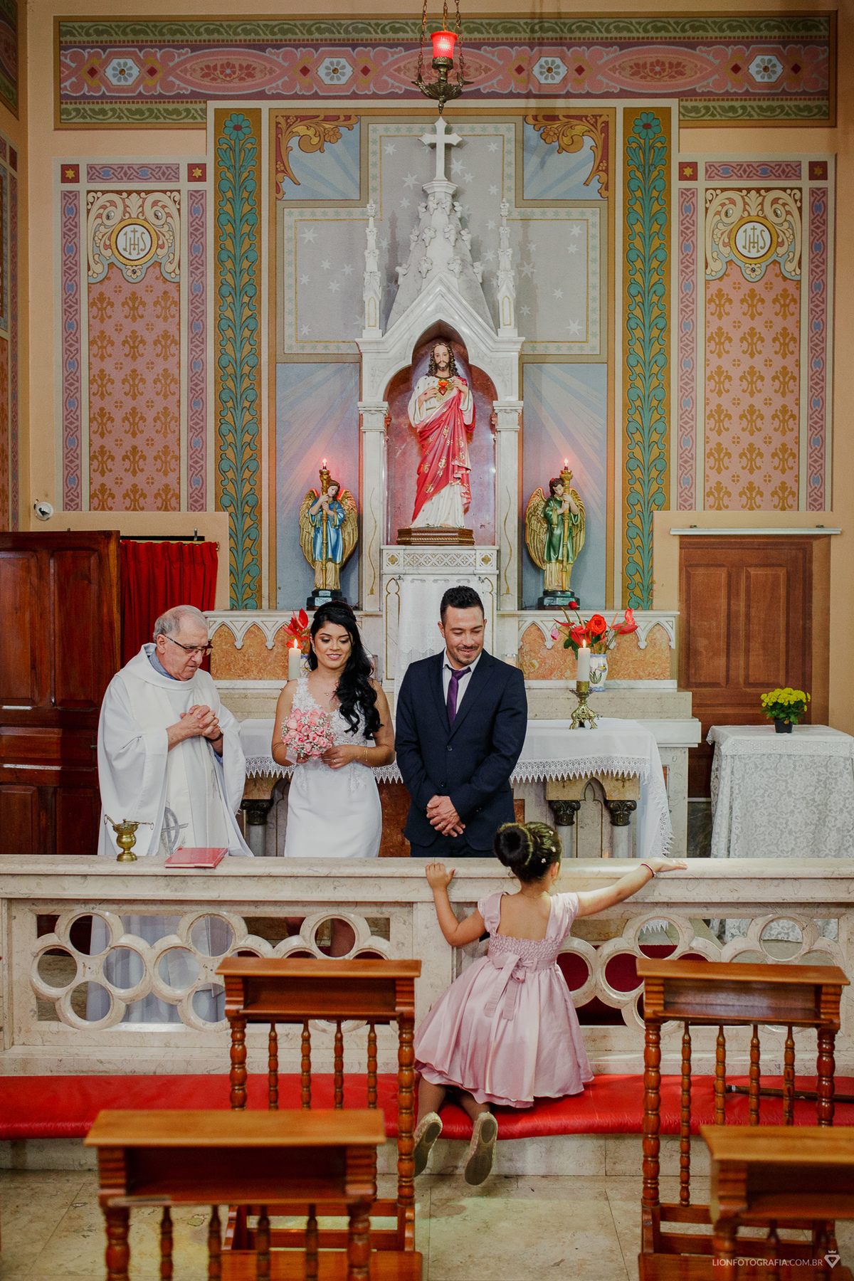 cerimonia de casamento na igreja