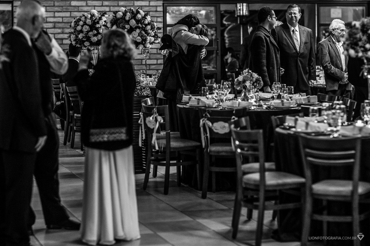 recepção do casamento na Tia Lina