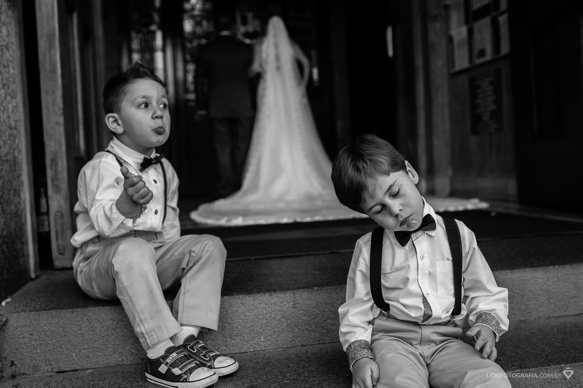crianças no casamento