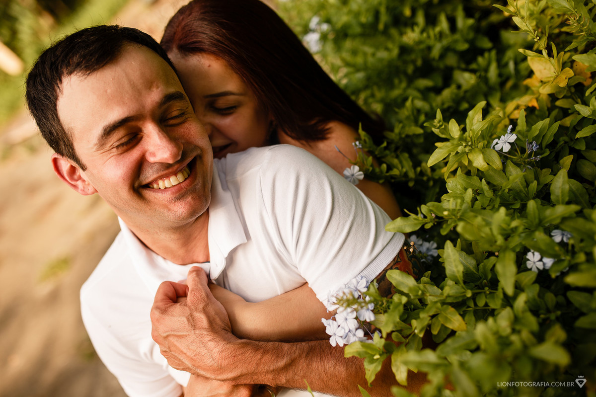Ensaio pré-casamento realizado na Brasital em São Roque