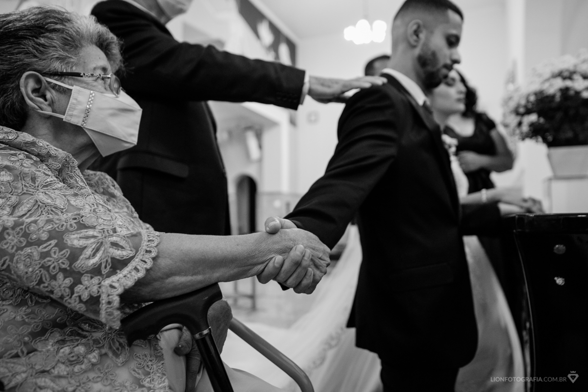 cerimonia emocionante de casamento