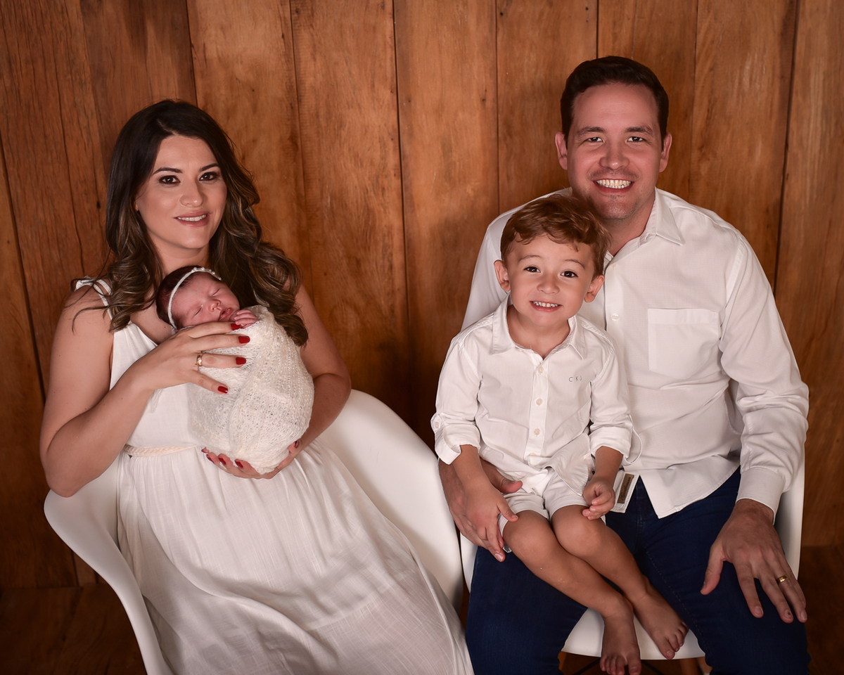 Newborn com irmãozinho