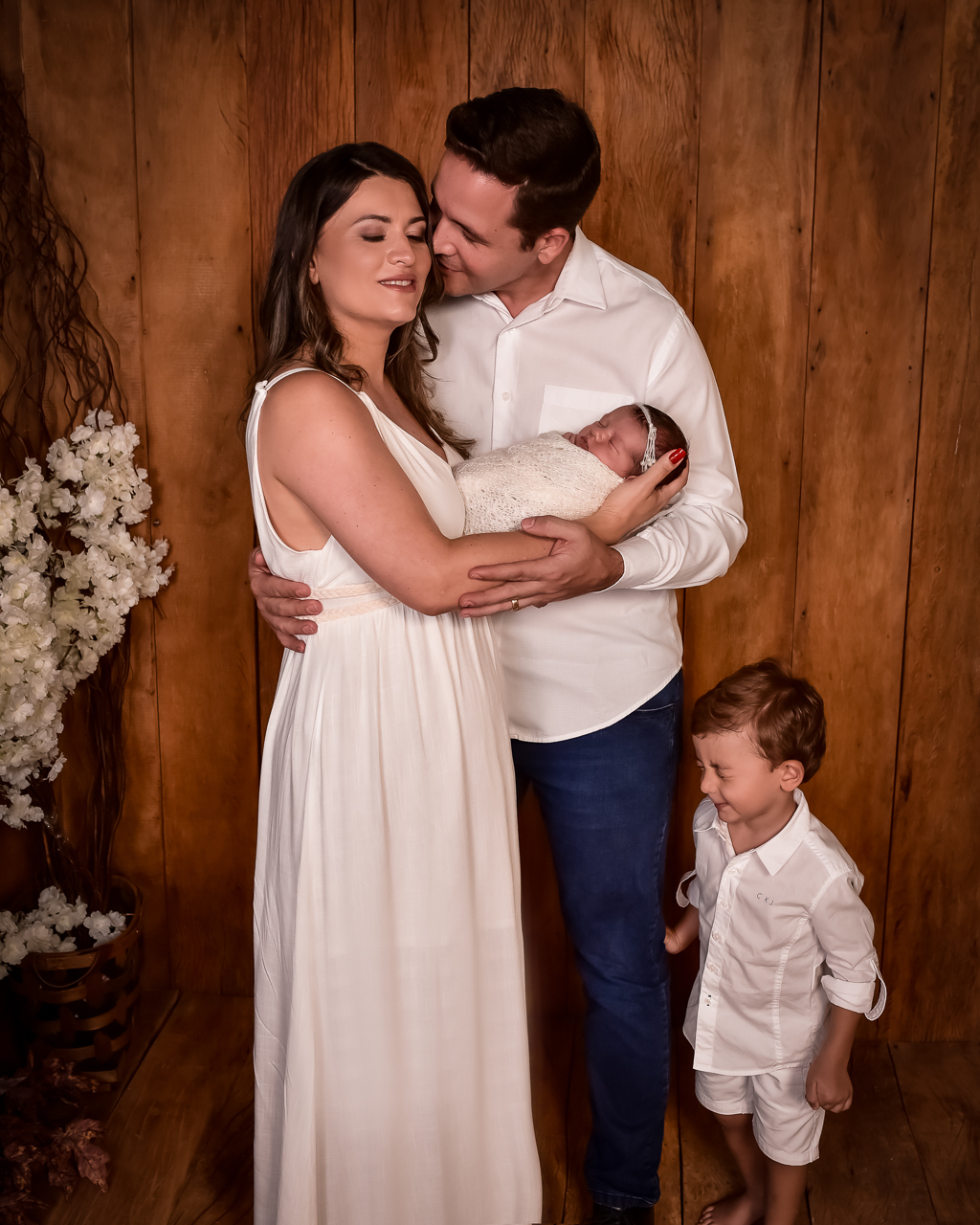 Newborn com irmãozinho