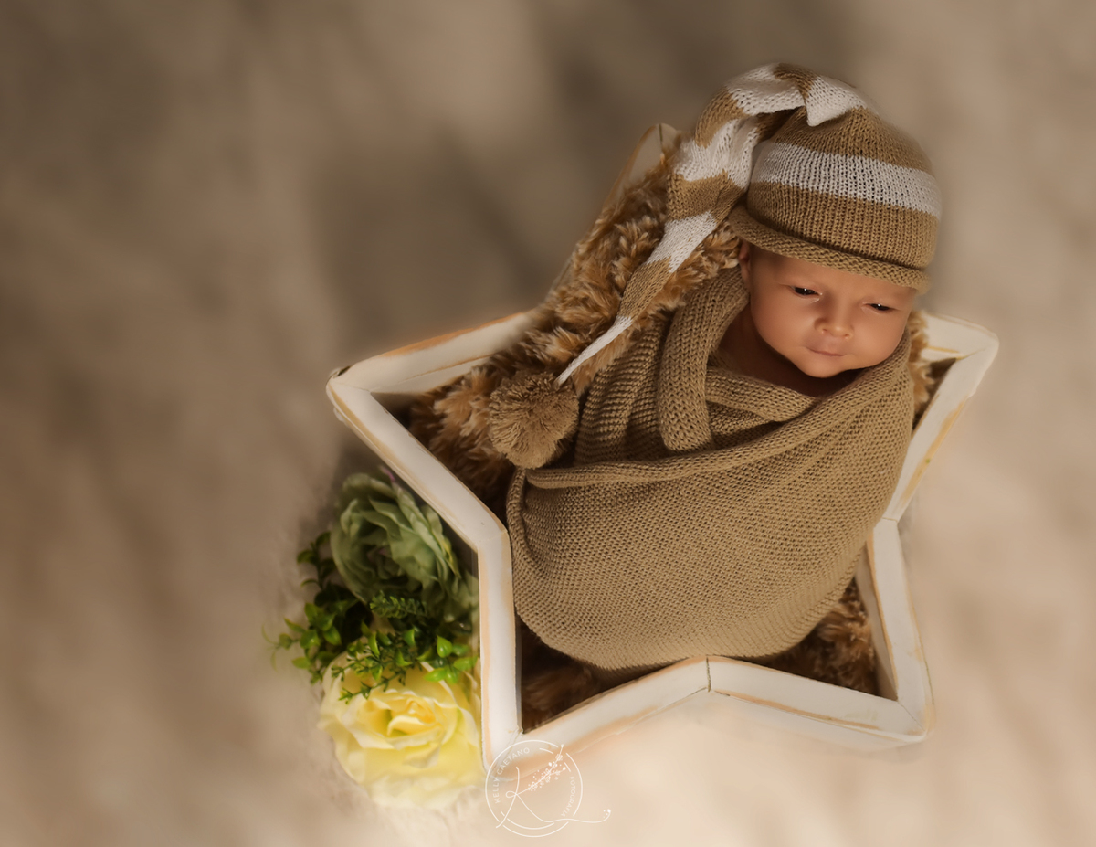 foto estrela com touquinha