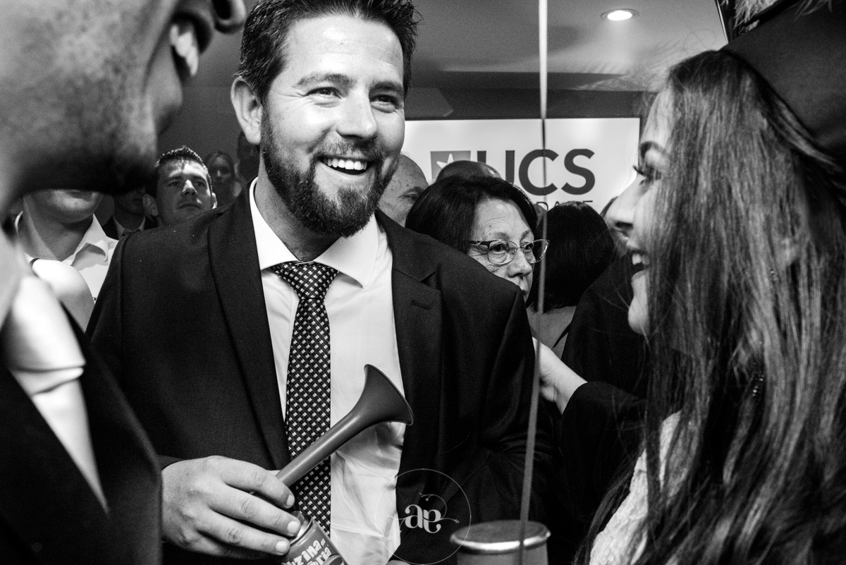 recepcao aos convidados na formatura