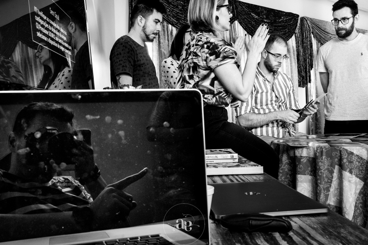 ws de fotografia em rolante