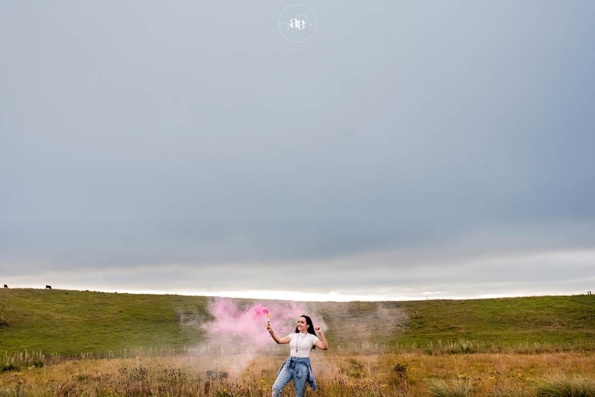 fotos de quinze anos com fumaça