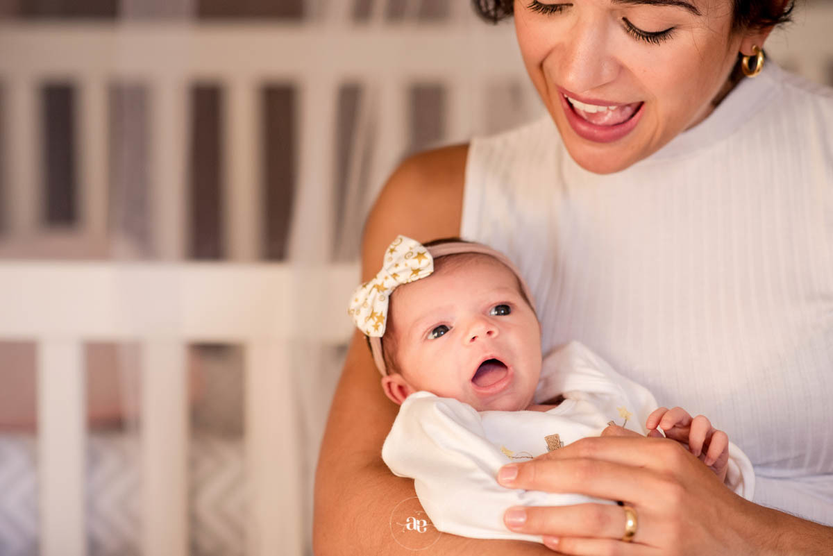 foto com bebe recém nascido