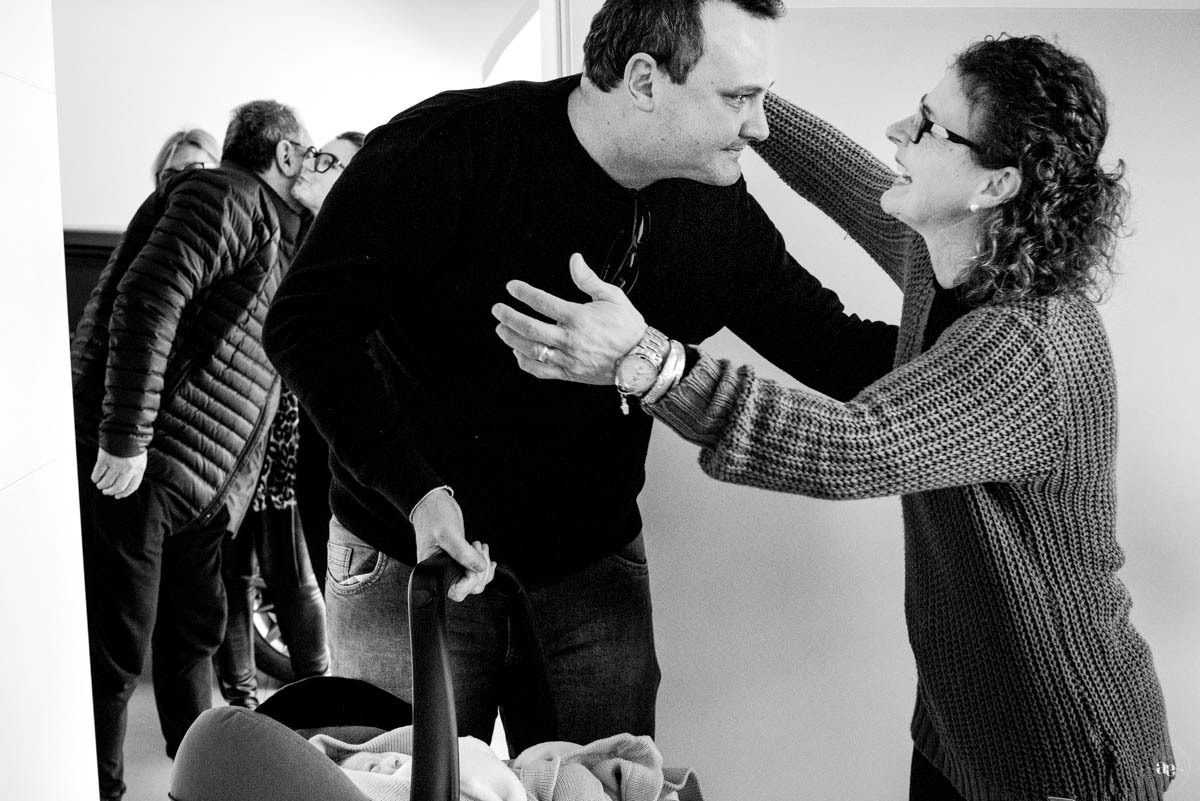 fotos do bebe chegando em casa