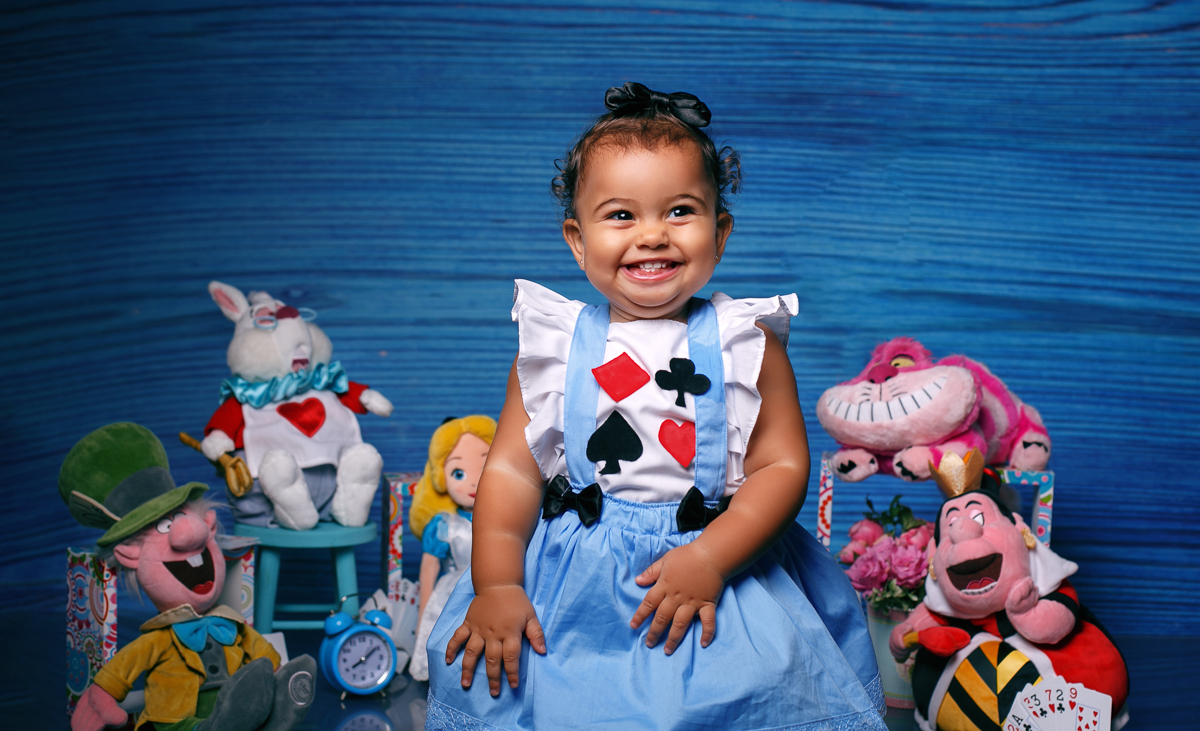 ensaio infantil alice no pais das maravilhas-estúdio rj