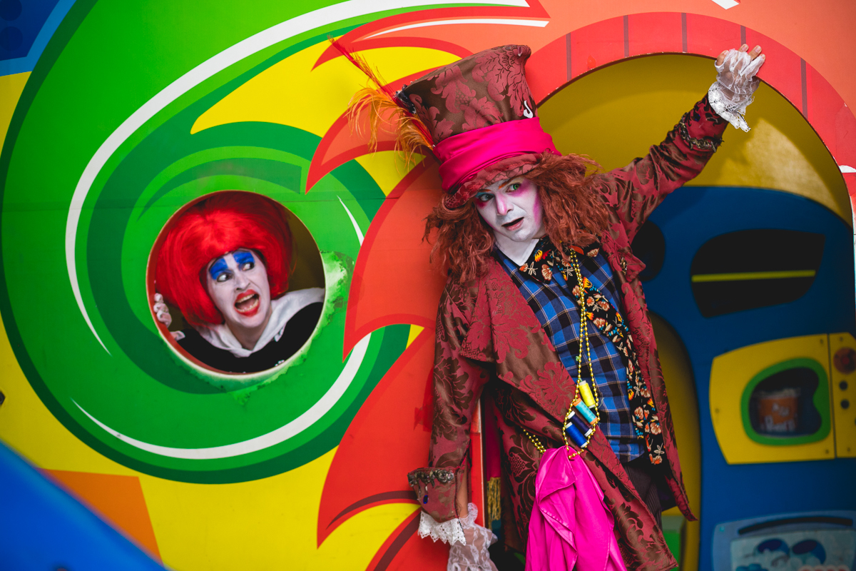 personagem vivo-chapeleiro-casa de festas-point da alegria