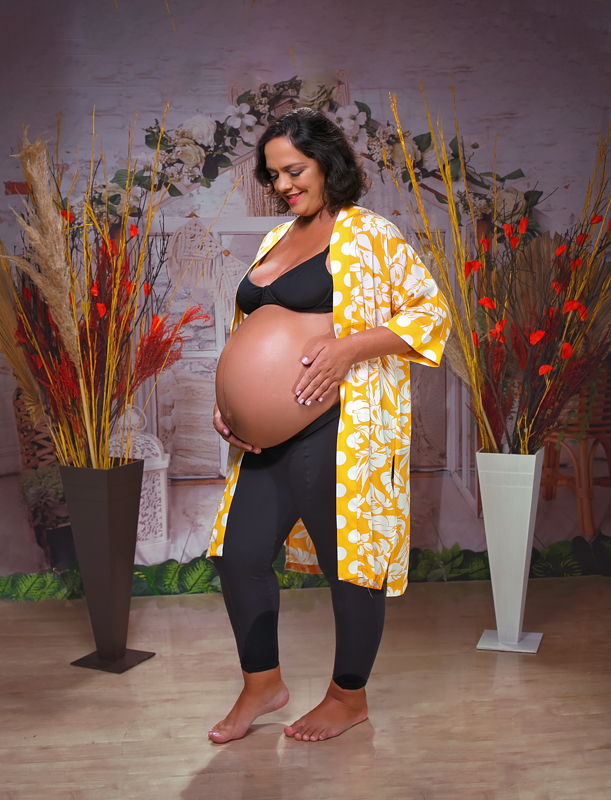 ensaio fotográfico de gestante em estúdio-39 semanas-paleta de cores