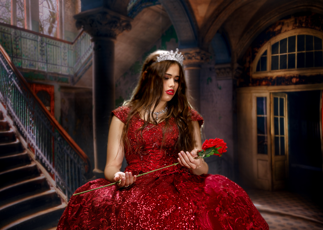 ensaio fotográfico debutante Júlia em estúdio-realengo-rj