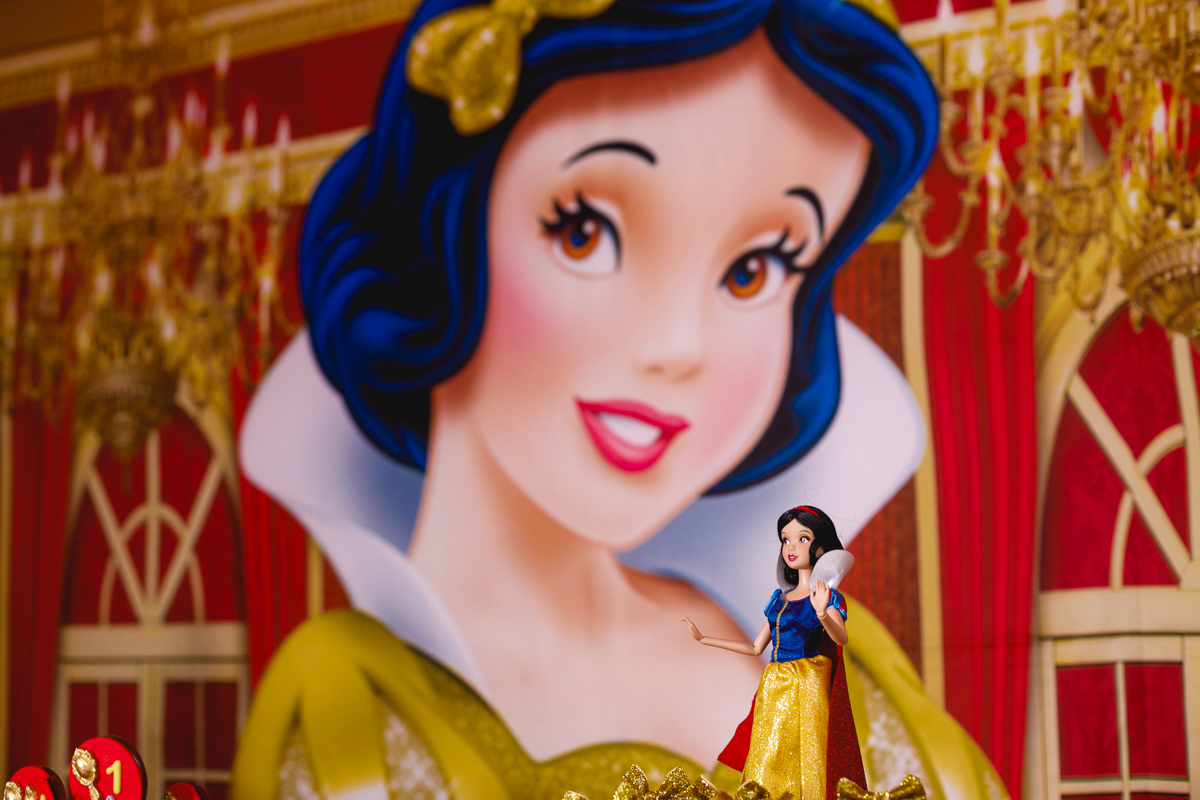 painel branca de neve-aniversário