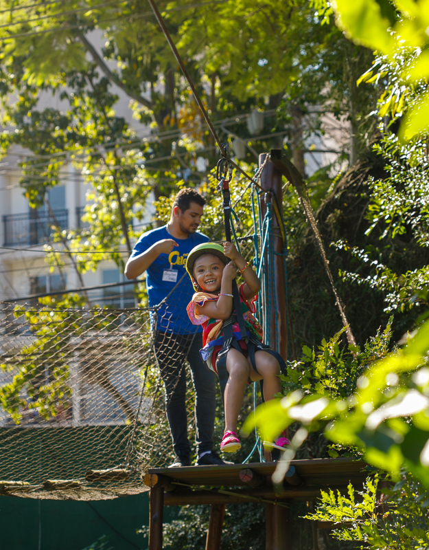 tirolesa-casa alegria de viver-diversão-aniversário infantil-Taquara-rj