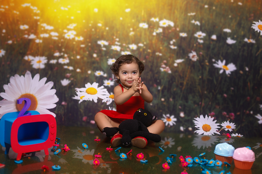 ensaio infantil Lisa 2 anos-Lisa Simpson-book fotográfico em estúdio-realengo