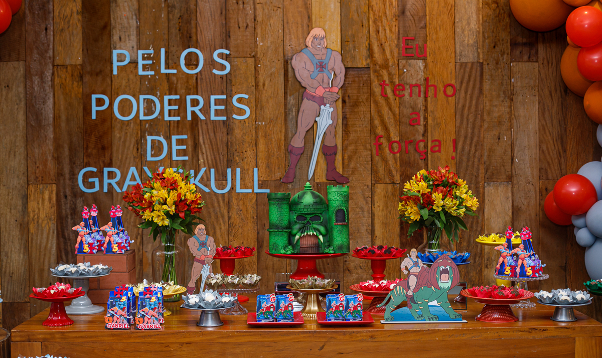 Aniversário Gabriel 5 anos- He-Man -Quintal Festas-Botafogo
